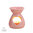 Deko Duftlampe mit Herz deko aus Keramik in pink 10x8cm