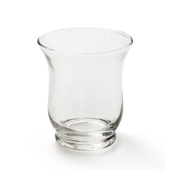 Tischdeko Vase Teelichtthalter aus Glas Höhe 9cm