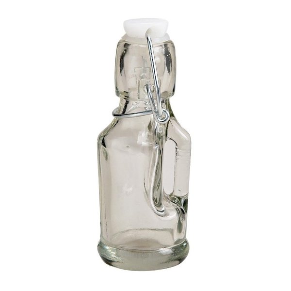 Bügelflasche mit Henkel aus Glas 75ml
