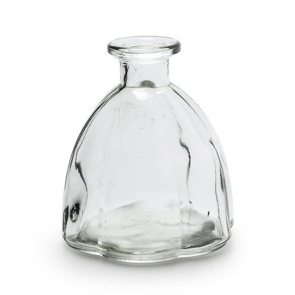 Tischdeko Flaschenvase aus Glas Höhe 10cm