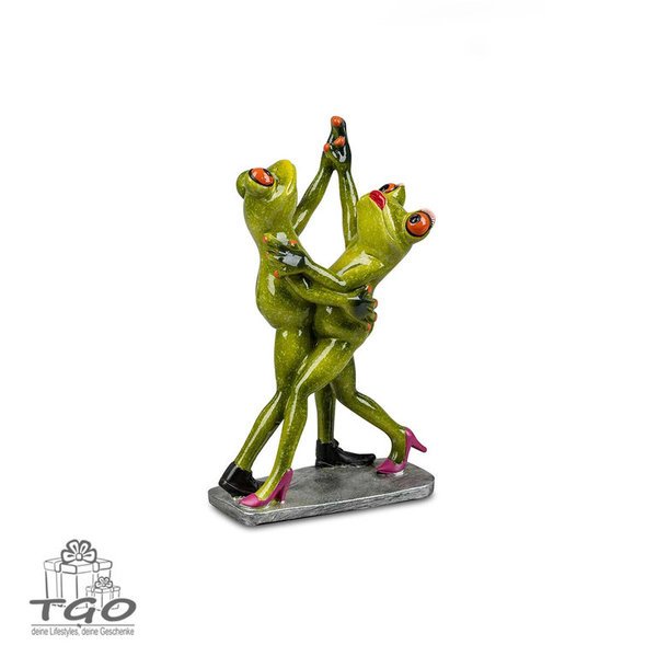 Formano Dekofigur Froschpaar Tanzen hellgrün